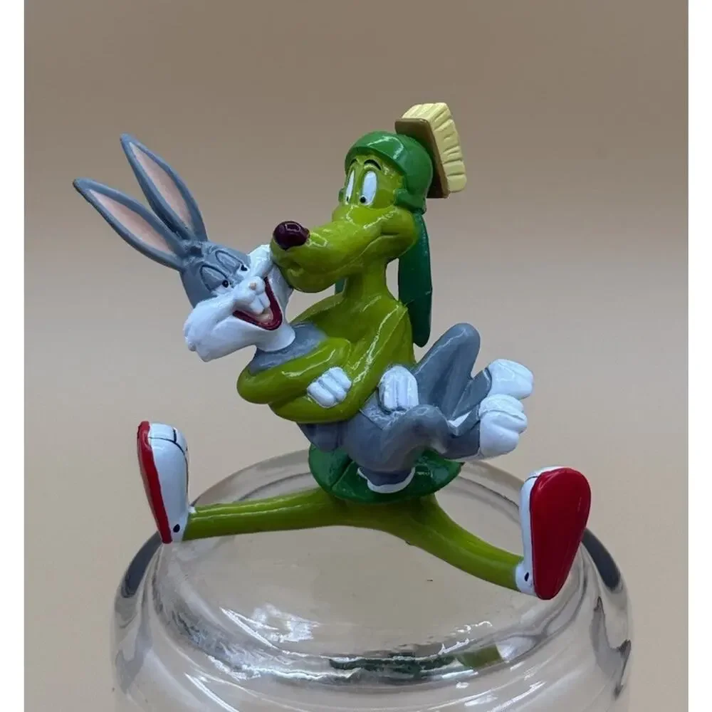VHTF wb Looney PVC K9 & Bugs Seated HUG '98 VGC Warner Bros Marvin Dog Capture